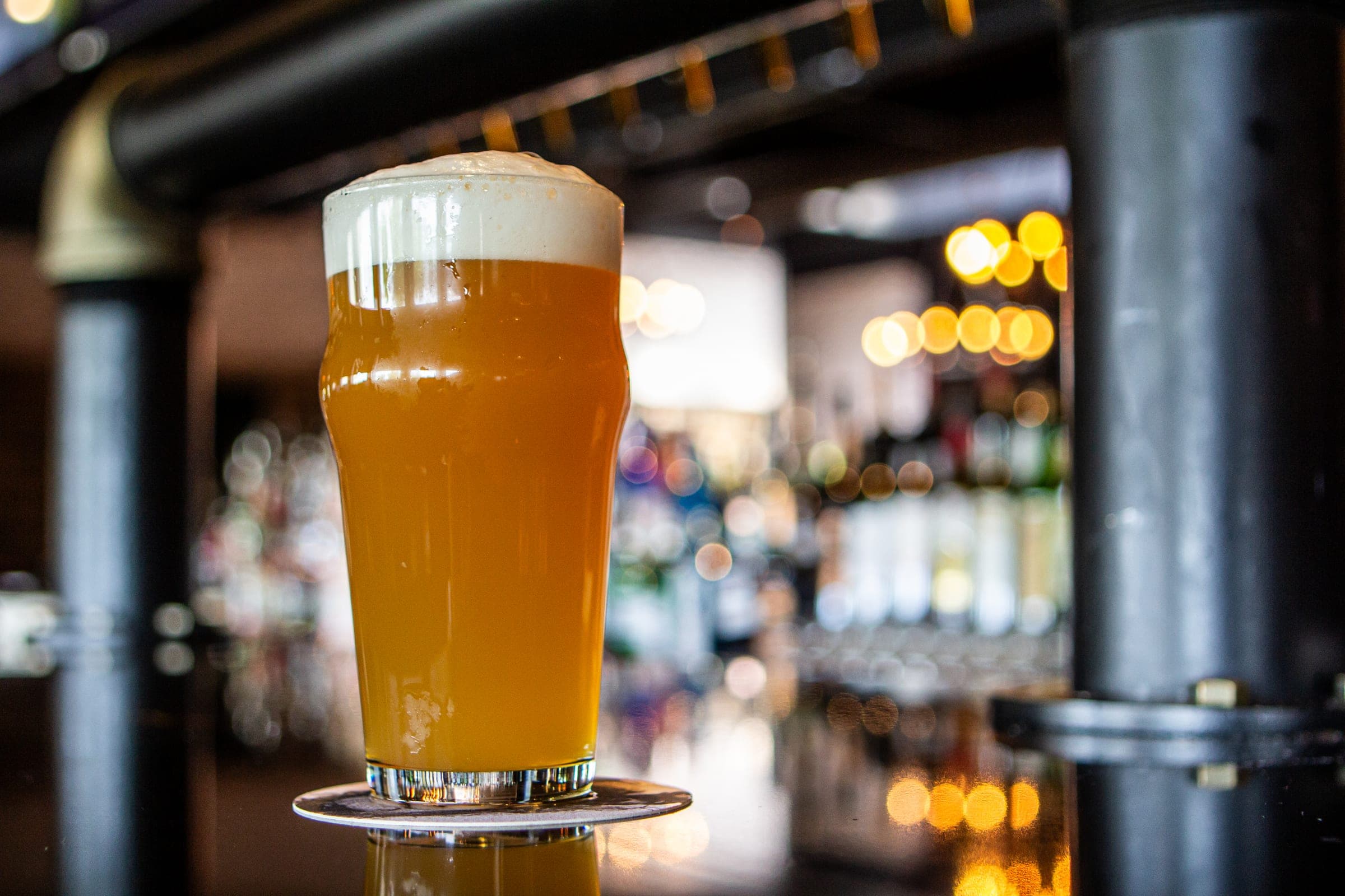 House-brewed craft beer on tap – brewery Berwyn PA Main Line